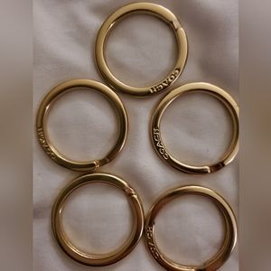 Coach key rings